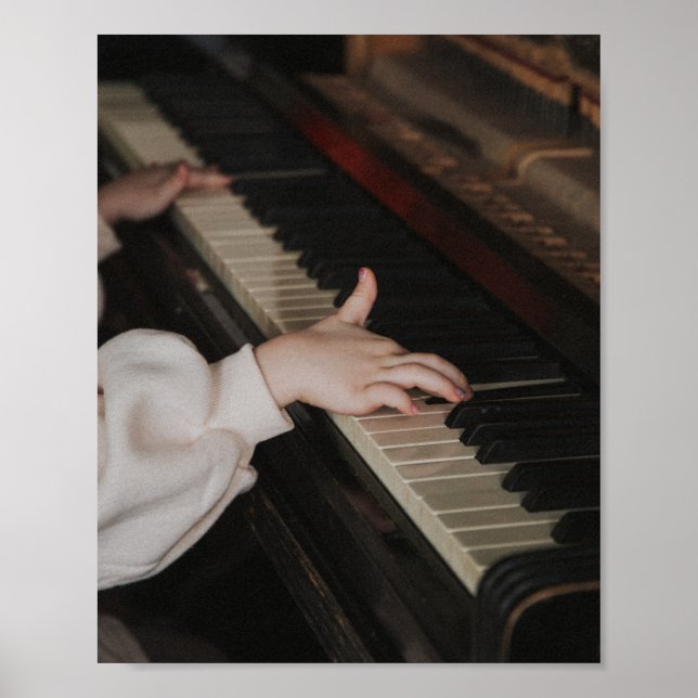 Awesome Piano Artwork Poster (Front)