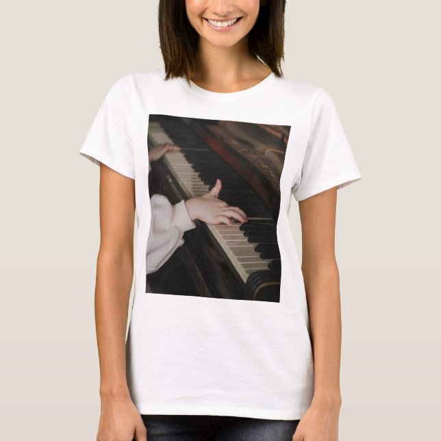 Awesome Piano Artwork T-Shirt (Front)