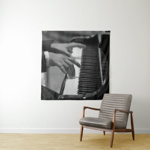 Awesome Piano Artwork Tapestry