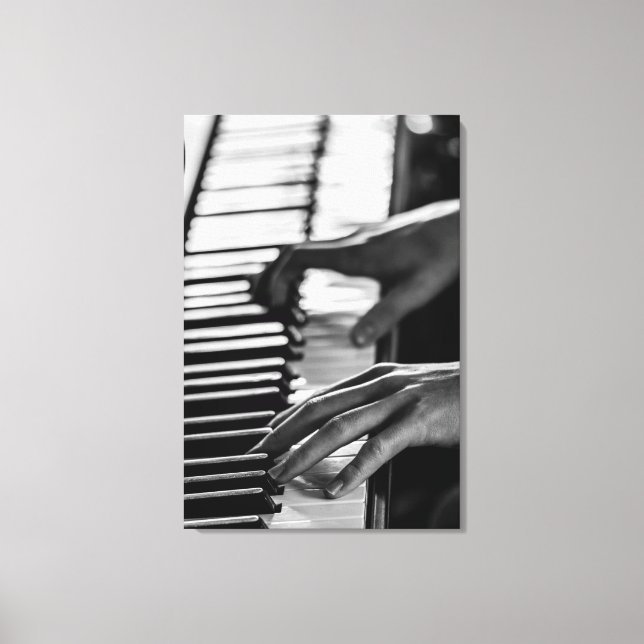 Awesome Piano Canvas Print (Front)