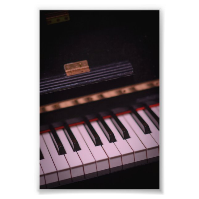 Awesome Piano Design Photo Print (Front)