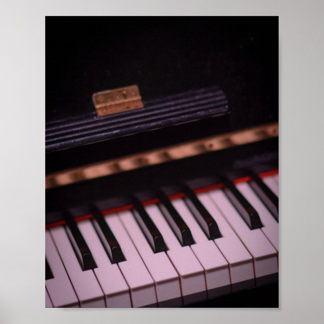 Awesome Piano Design Poster (Front)