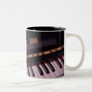 Awesome Piano Design Two-Tone Coffee Mug