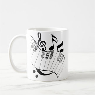 Awesome Piano Player Gift Shirt Piano Teacher Keyb Coffee Mug