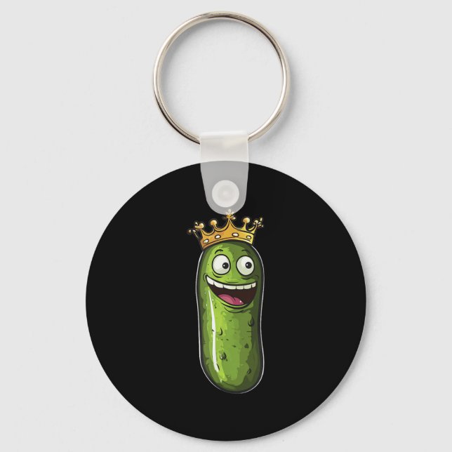 Awesome Pickle Kingdom Costume For Crown Lovers  Key Ring (Front)