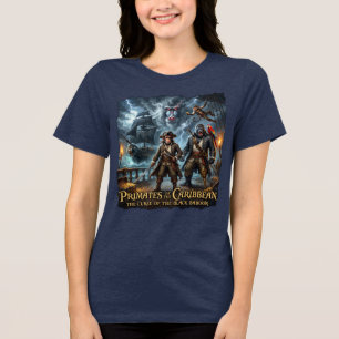 Awesome Pirates of The Caribbean Parody Tri-Blend Shirt