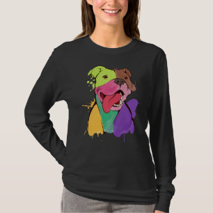 Awesome Pitbull Pit Bull Terrier Print T-Shirt