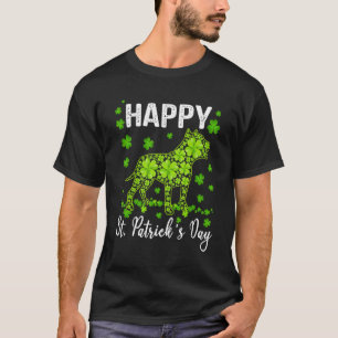 Awesome Pitbull Saint Patrick S Day Dog Dad Mum T-Shirt