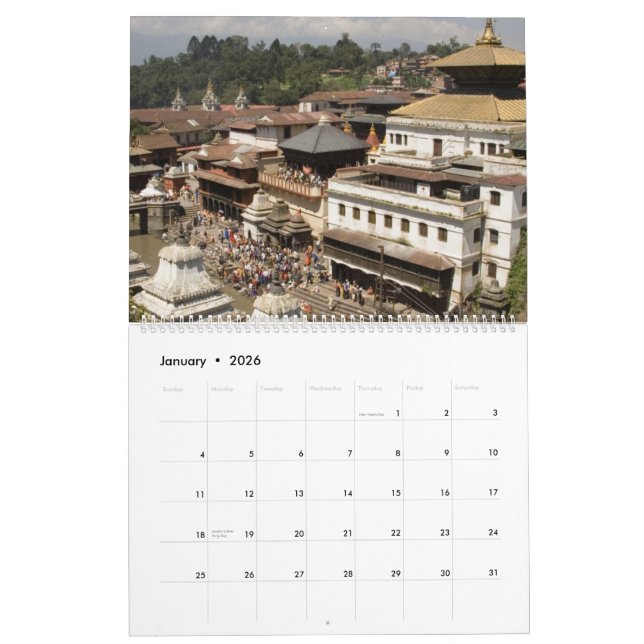 Awesome Places of the World Calendar 2012 (Jan 2026)