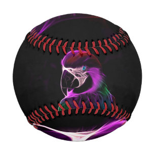 Awesome Plum Glow Parrot Baseball