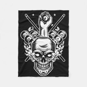 Awesome Pocket Billiard Pool Player Athlete Cue Sp Fleece Blanket