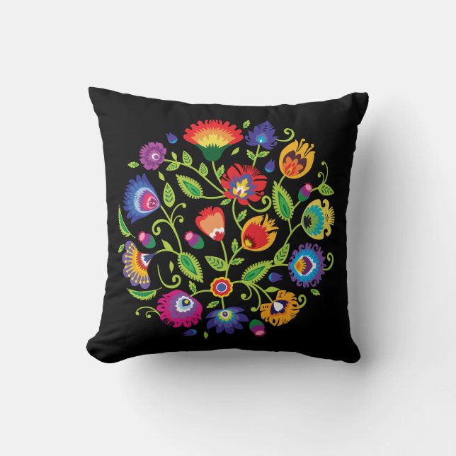 😍Awesome polish Folk  Wycinanki Cushion (Front)