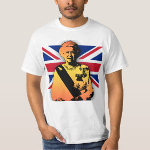 Awesome Pop Art Diamond Jubilee with Union Jack T-Shirt