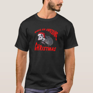 Awesome Possum Christmas T-Shirt