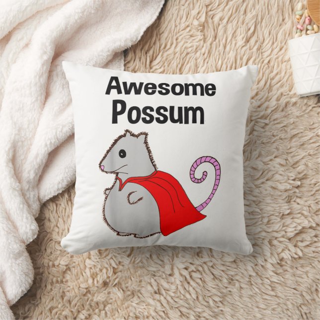 Awesome Possum Funny, Cute. Animal Lover Cushion (Blanket)