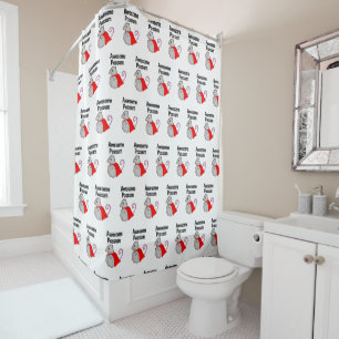 Awesome Possum Funny, Cute. Animal Lover Shower Curtain