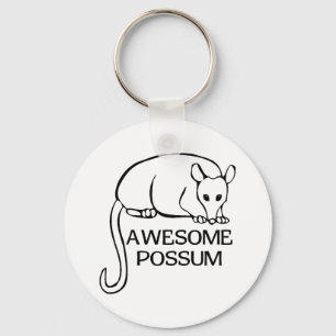 Awesome Possum Key Ring