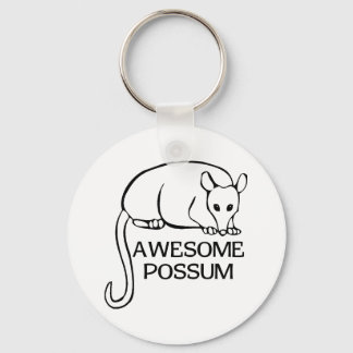 Awesome Possum Key Ring