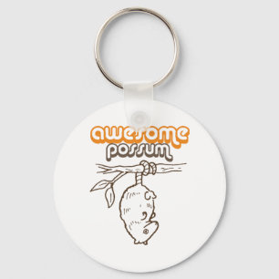 Awesome Possum Key Ring
