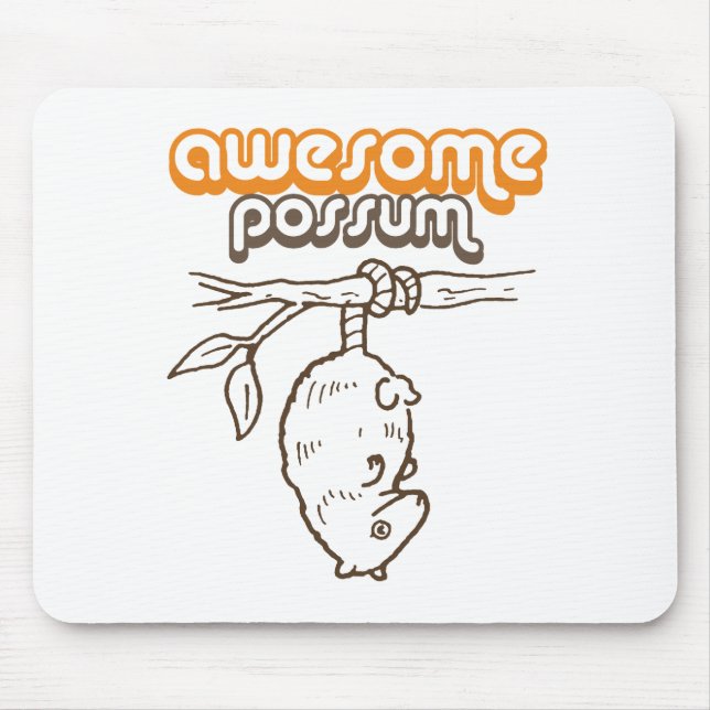 Awesome Possum Mouse Mat (Front)
