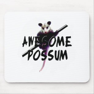 Awesome Possum Opossum Mouse Mat