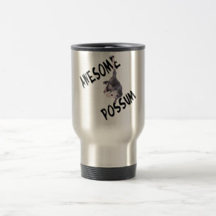Awesome Possum Opossum Travel Mug