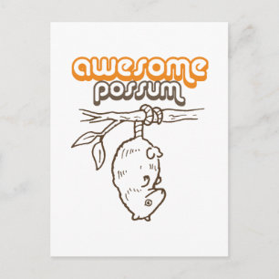 Awesome Possum Postcard