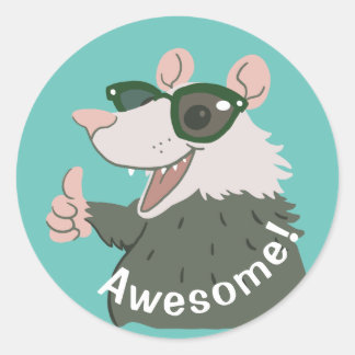 Awesome Possum Stickers