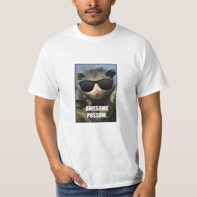 Awesome Possum. T-Shirt (Front)