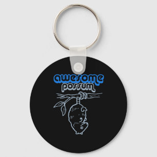 AWESOME POSSUM T-shirt Key Ring