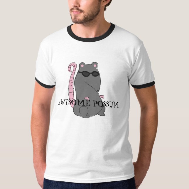 Awesome possum tough shirt (Front)