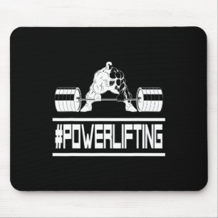 Awesome #powerlifting For Gym Rats And Powerlifter Mouse Mat