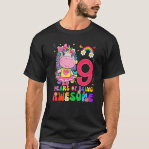 Awesome Princess Unicorn Birthday 8 Year Old Girl T-Shirt