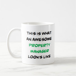 awesome property manager coffee mug
