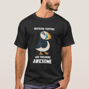 Awesome Puffin Iceland Animal Puffin Bird   Sea Bi T-Shirt
