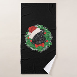 Awesome Pug Christmas Shirt Bath Towel