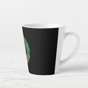 Awesome Pug Christmas Shirt Latte Mug