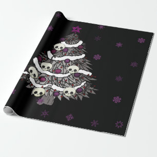 Awesome Purple and Black Goth Wrapping Paper