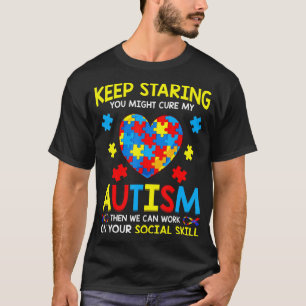 Awesome Puzzle Piece TShirt Autism Awareness for b