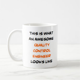 awesome quality control engineer coffee mug