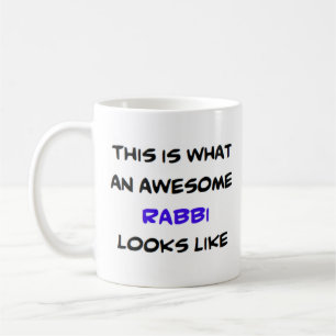 awesome rabbi coffee mug