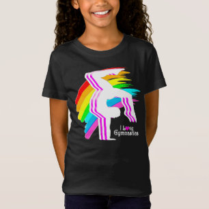 AWESOME RAINBOW GYMNASTICS T SHIRT