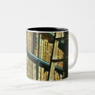 Awesome Reading Lovers Gift Two-Tone Coffee Mug