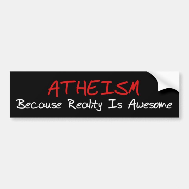 Awesome Reality Bumper Sticker (Front)