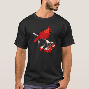 Awesome Red Cardinal Birds Nature Women Men T-Shirt