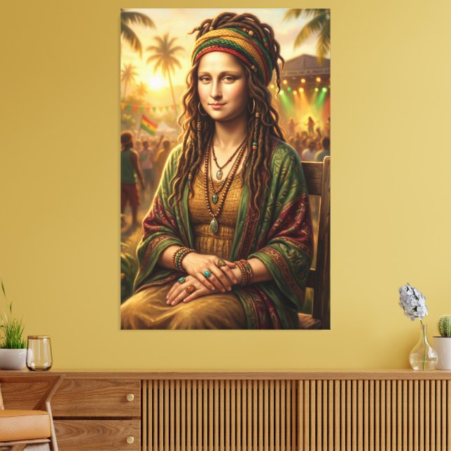 Awesome Reggae Festival Canvas Print (Insitu(LivingRoom))