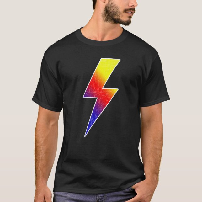 Awesome Retro Front & Back COLD HEAT & WHITE Light T-Shirt (Front)