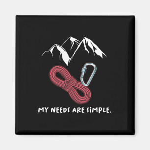 Awesome Rock Climbing Gift Shirt Rock Climber Boul Magnet