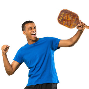 Awesome Rusty Iron Custom Name Pickleball Paddle