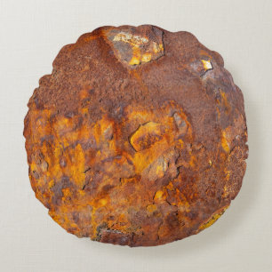 Awesome Rusty Iron Round Cushion